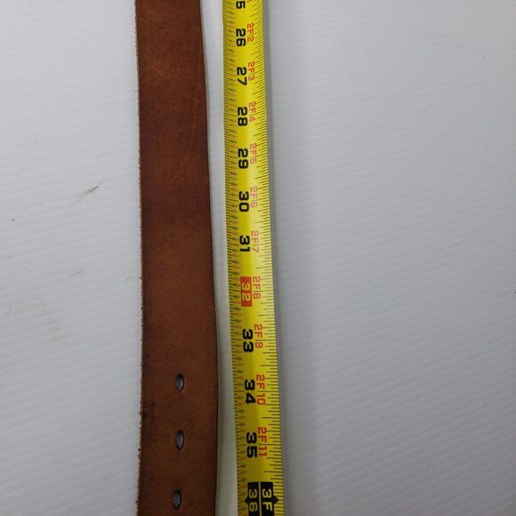 Vintage men genuine TIMBERLAND tan‎ leather belt size 36 - Picture 7 of 14